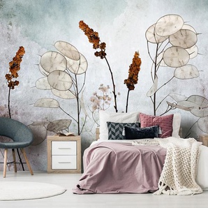 Vlies Fototapete Lunaria in the Meadow 400 x 280cm 400 x 280 cm