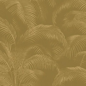 Vliestapete, Gelb, Kunststoff, Papier, Bäume, 52x1005 cm, Made in Europe, Tapeten Shop, Vliestapeten