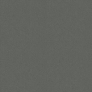Vliestapete, Grau, Kunststoff, Papier, Uni, 52x1000 cm, Made in Europe, Tapeten Shop, Vliestapeten