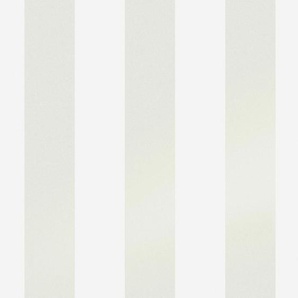 Vliestapete, Weiß, Kunststoff, Papier, Streifen, 52x1000 cm, Made in Europe, Tapeten Shop, Vliestapeten