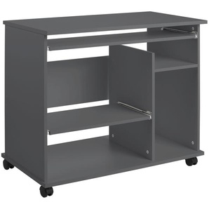 Computertisch VOGL MÖBELFABRIK Compi Tische Gr. B/H/T: 90 cm x 76 cm x 50 cm, grau (anthrazit) Computertische