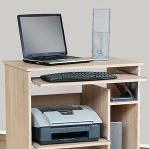 Computertisch VOGL MÖBELFABRIK Compi, braun (sonoma, eichefarben), B:72cm H:76cm T:46cm, Tische, Home Office