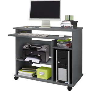 Computertisch VOGL MÖBELFABRIK Compi Tische Gr. B/H/T: 72 cm x 76 cm x 46 cm, grau (anthrazit) Computertische Home Office