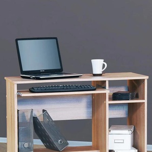 Schreibtisch VOGL MÖBELFABRIK 8048, braun (eichefarben), B:91cm H:72cm T:50cm, Tische