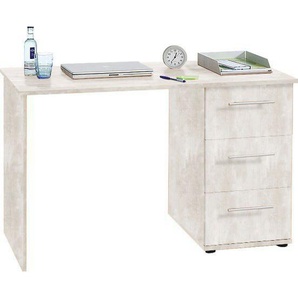 VOGL Möbelfabrik Schreibtisch Tobi, optional mit Tastaturauszug, mit 3 Schubkästen, Breite 115 cm, Made in Germany