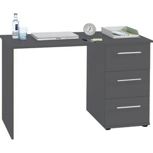 VOGL Möbelfabrik Schreibtisch Tobi, optional mit Tastaturauszug, mit 3 Schubkästen, Breite 115 cm, Made in Germany