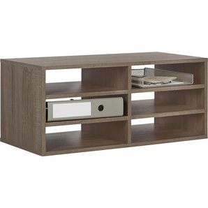 Voleo Formulareinsatz, Trüffeleiche, 76x33.1x36.7 cm, ISO 9001, Fsc, Made in Germany, für DIN A 4, Arbeitszimmer, Büroregale, Aktenregale