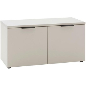 Voleo Garderobenbank, Kaschmir, Metall, 1-Sitzer, 90x47x40 cm, Made in Germany, Garderobe, Garderobenbänke, Garderobenbänke