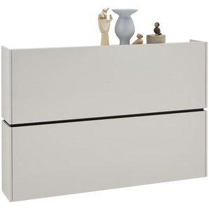 Voleo Hängeschuhschrank , Kaschmir , 140x93x22 cm , Typenauswahl, Beimöbel erhältlich, hängend , Garderobe, Schuhaufbewahrung, Schuhschränke
