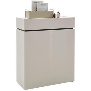 Voleo Kommode, Kaschmir, Holzwerkstoff, 2 Fächer, 1 Schubladen, 90x111x40 cm, Typenauswahl, Beimöbel erhältlich, stehend, Wohnzimmer, Kommoden &