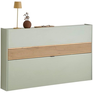 Voleo Schuhkipper, Eiche, Pastellgrün, Metall, 140x83x18 cm, Made in Germany, Beimöbel erhältlich, hängend, Garderobe, Schuhaufbewahrung, Schuhkipper