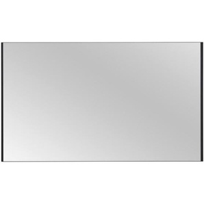 Voleo Wandspiegel Garderobe, Schwarz, Glas, Holzwerkstoff, rechteckig, 139.4x82.4x2 cm, Spiegel, Wandspiegel