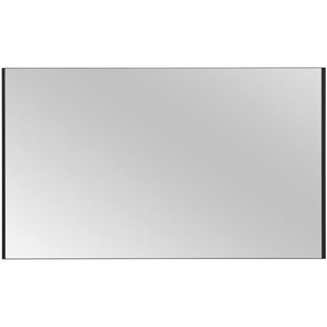 Voleo Wandspiegel Garderobe, Schwarz, Glas, rechteckig, 139.4x82.4x2 cm, Garderobe, Garderobenspiegel, Garderobenspiegel