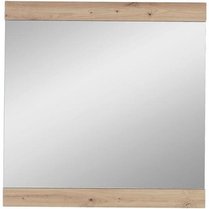 Voleo Wandspiegel, Glas, rechteckig, 84x86x2 cm, senkrecht montierbar, Spiegel, Wandspiegel