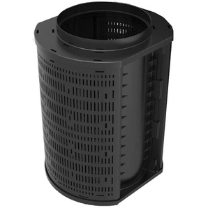 VONREITER Aktivkohlefilter UF 150 Round 01 Filterkartuschen schwarz Dunstabzugsfilter Dunstabzugshaubenzubehör Wasserfilter Zubehör für Dunstabzugshauben Filterkartuschen