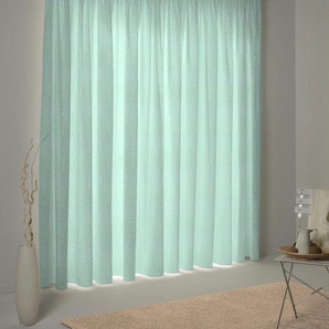 Vorhang ADAM Easy Diamond Gardinen Gr. 175 cm, Kräuselband, 145 cm, blau Kräuselband Gardine nachhaltig