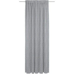 Vorhang ADAM Easy Diamond Gardinen Gr. 145 cm, Multifunktionsband, 142 cm, blau (dunkelblau) Esszimmergardinen nachhaltig aus Bio-Baumwolle