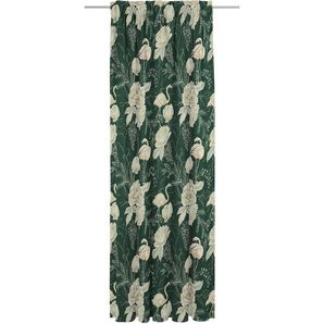 Vorhang ADAM Eden Gardinen Gr. 245 cm, Multifunktionsband, 142 cm, grün Esszimmergardinen nachhaltig aus Bio-Baumwolle