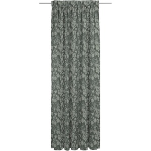 Vorhang ADAM Flower Cuvée Gardinen Gr. 245 cm, Multifunktionsband, 142 cm, grün (olive) Esszimmergardinen