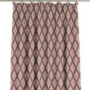 Vorhang ADAM Maroccan Shiraz Light Gardinen Gr. 225 cm, Kräuselband, 145 cm, rot (cherryrot) Kräuselband