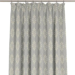 Vorhang ADAM Romantic Puligny A Light Gardinen Gr. 245 cm, Kräuselband, 145 cm, grau (hellgrau) Kräuselband