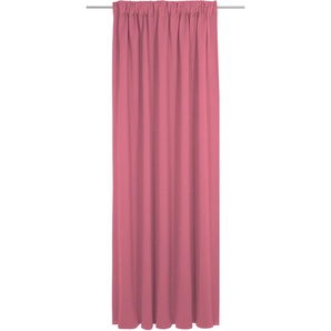Vorhang ADAM Uni Collection Gardinen Gr. 145 cm, Multifunktionsband, 142 cm, pink Esszimmergardinen