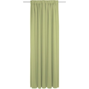 Vorhang ADAM Uni Collection Gardinen Gr. 245 cm, Multifunktionsband, 142 cm, grün (hellgrün) Esszimmergardinen nachhaltig aus Bio-Baumwolle