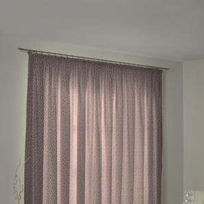 Vorhang ADAM Urban Cactus Gardinen Gr. 175 cm, Kräuselband, 145 cm, braun (dunkelbraun) Kräuselband Gardine nachhaltig