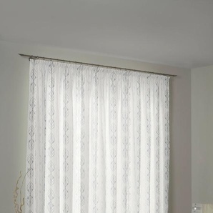 Vorhang ADAM Wave Gardinen Gr. 145 cm, Kräuselband, 145 cm, beige (natur, hellgrau, beige) Kräuselband