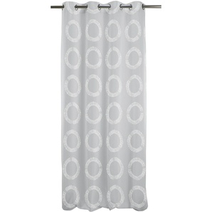 Vorhang APELT Komet Gardinen Gr. 245 cm, Ösen, 122 cm, grau Ösen Gardine HxB: 245x122