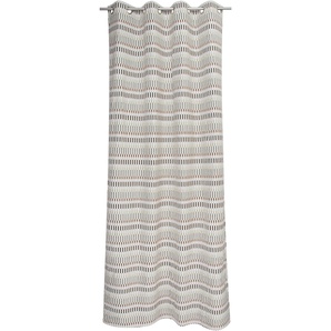 Vorhang ESPRIT Espen Gardinen Gr. 250 cm, Ösen, 140 cm, bunt (bunt, mehrfarbig, beige) Ösen hochwertiges Baumwoll-Leinengewebe