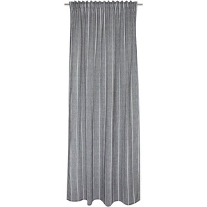 Vorhang Harp Stripe, Esprit, Multifunktionsband (1 St), halbtransparent, Jacquard, im zeilosen, modernen Leinenlook