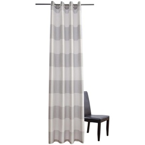 Vorhang HOMING Burbank Gardinen Gr. 245 cm, Ösen, 140 cm, silberfarben Ösen Gardine