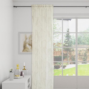 Vorhang HOMING Folla Gardinen Gr. 245 cm, verdeckte Schlaufen, 140 cm, grau Verdeckte Schlaufen Vorhang Folla