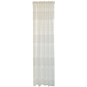 Vorhang HOMING Kiran Gardinen Gr. 245 cm, verdeckte Schlaufen, 140 cm, beige (natur) Verdeckte Schlaufen Fertigschal Kiran