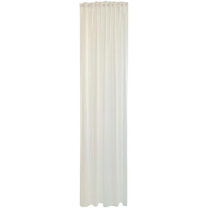 Vorhang HOMING Kiran Gardinen Gr. 245 cm, verdeckte Schlaufen, 140 cm, weiß Verdeckte Schlaufen Fertigschal Kiran