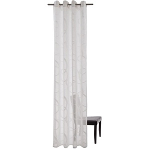 Vorhang HOMING Seth Gardinen Gr. 245 cm, Ösen, 140 cm, weiß Ösen Gardine weiß, Wohnzimmer, Kinderzimmer