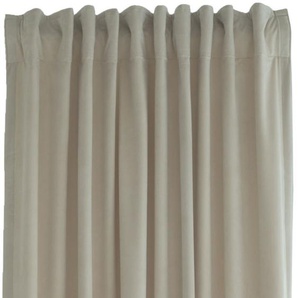 Vorhang HOMING Velia Gardinen Gr. 245 cm, verdeckte Schlaufen, 140 cm, beige (ecru) Verdeckte Schlaufen