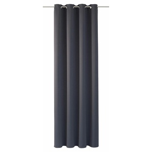 Vorhang MOONDREAM Thermal Black out Gardinen Gr. 260 cm, Ösen, 145 cm, grau (rauchgrau) Ösen