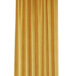 Vorhang MY HOME Velvet uni Gardinen Gr. 175 cm, Multifunktionsband, 140 cm, grau (messingfarben) Badezimmergardinen Gardine Samt