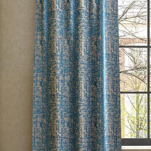 Vorhang NEUTEX FOR YOU ALASKA Gardinen Gr. 255 cm, Multifunktionsband, 144 cm, grau (taupe, blau) Esszimmergardinen