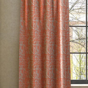 Vorhang NEUTEX FOR YOU ALASKA Gardinen Gr. 275 cm, Multifunktionsband, 144 cm, orange (orange, taupe) Esszimmergardinen