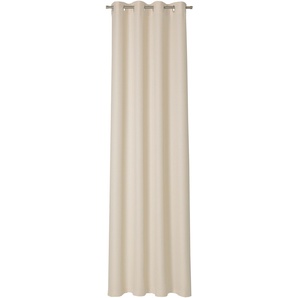Vorhang NEUTEX FOR YOU LINESSA-NXFR145 Gardinen Gr. 290 cm, Ösen, 137 cm, beige (creme) Ösen