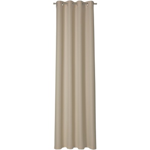 Vorhang NEUTEX FOR YOU LINESSA-NXFR145 Gardinen Gr. 290 cm, Ösen, 137 cm, beige (sand) Ösen