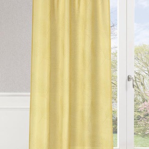 Vorhang NEUTEX FOR YOU Paloma Gardinen Gr. 245 cm, Multifunktionsband, 137 cm, gelb Übergardinen Gardine Schal mit verdeckten Schlaufen