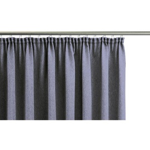 Vorhang-Set Quade mit Kräuselband (1 Stück), blickdicht