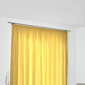 Vorhang WIRTH Bachfeld Gardinen Gr. 145 cm, Multifunktionsband, 132 cm, gelb Esszimmergardinen