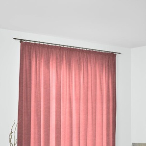 Vorhang WIRTH Bachfeld Gardinen Gr. 255 cm, Multifunktionsband, 132 cm, rosa Esszimmergardinen
