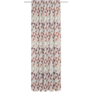 Vorhang WIRTH Berlare Gardinen Gr. 175 cm, Multifunktionsband, 132 cm, orange (terra) Schlafzimmergardinen nach Maß