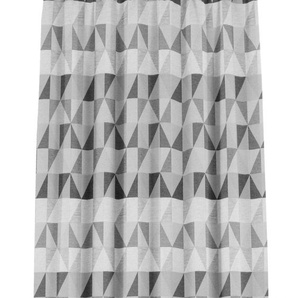 Vorhang WIRTH Berlare Gardinen Gr. 225 cm, Kräuselband, 132 cm, grau (dunkelgrau) Kräuselband